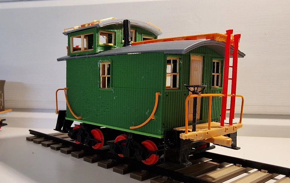 Mô hình tàu hỏa cổ điển Caboose 1933 - Thiết kế in 3D chi tiết - Image 1