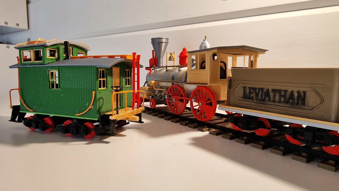 Mô hình tàu hỏa cổ điển Caboose 1933 - Thiết kế in 3D chi tiết - Image 3