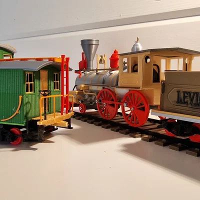 Mô hình tàu hỏa cổ điển Caboose 1933 - Thiết kế in 3D chi tiết