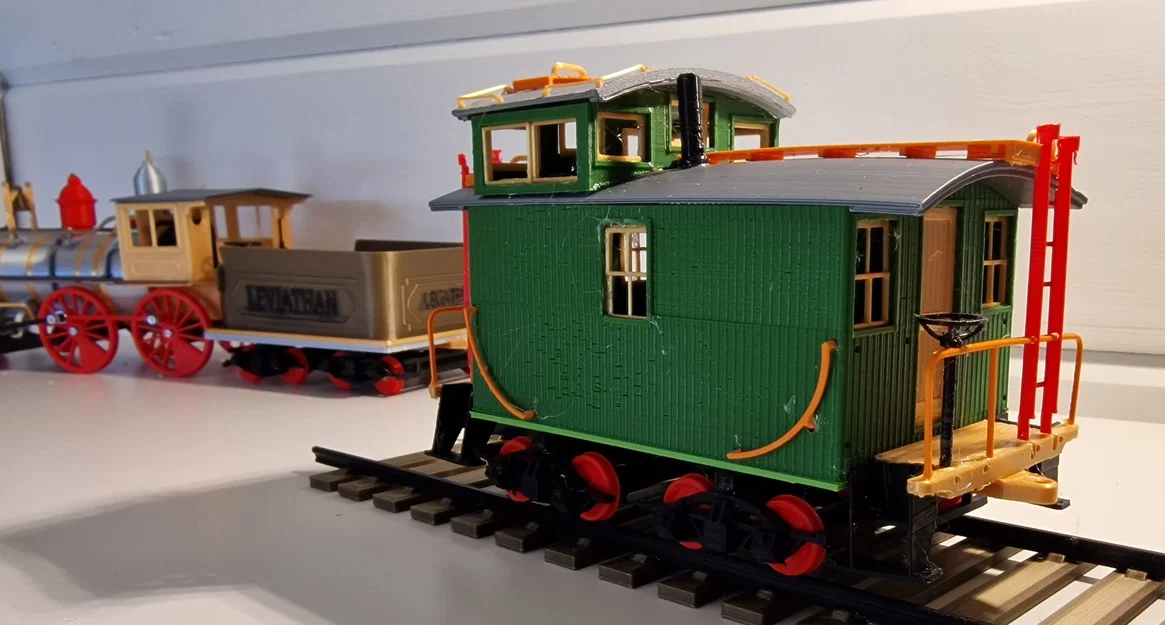 Mô hình tàu hỏa cổ điển Caboose 1933 - Thiết kế in 3D chi tiết - Image 4