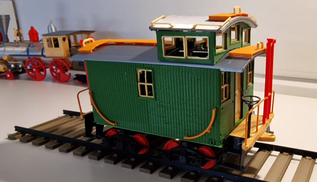 Mô hình tàu hỏa cổ điển Caboose 1933 - Thiết kế in 3D chi tiết - Image 6