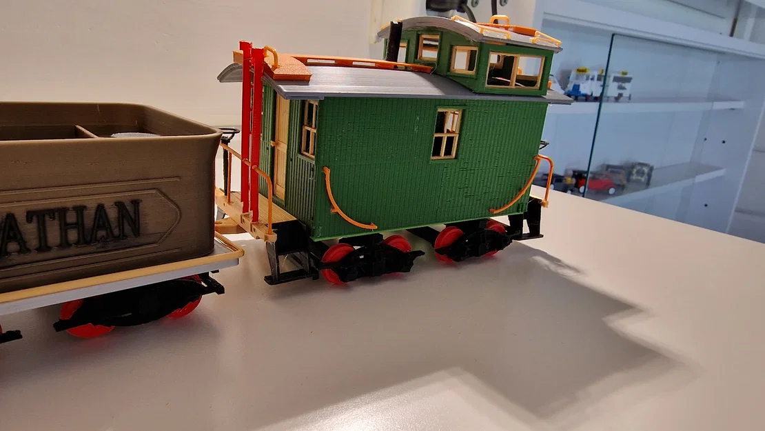 Mô hình tàu hỏa cổ điển Caboose 1933 - Thiết kế in 3D chi tiết - Image 8