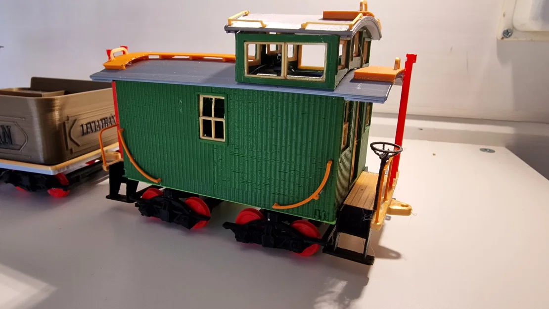 Mô hình tàu hỏa cổ điển Caboose 1933 - Thiết kế in 3D chi tiết - Image 12
