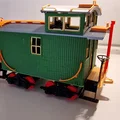Mô hình tàu hỏa cổ điển Caboose 1933 - Thiết kế in 3D chi tiết - Thumbnail 12