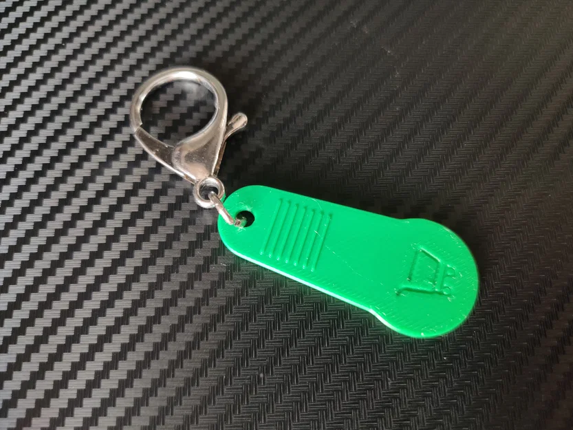 Móc Khóa Đồng Xu 3D Tiện Lợi Cho Xe Đẩy Siêu Thị - Image 1