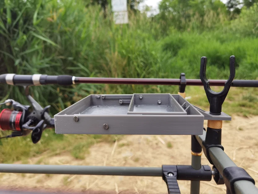 Bàn gấp 2 tầng cho ngư dân (Double-decker fisherman's folding table) - Image 3