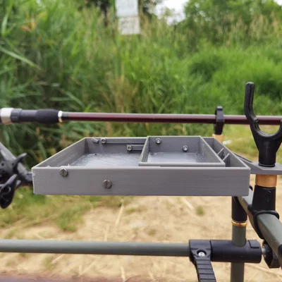 Bàn gấp 2 tầng cho ngư dân (Double-decker fisherman's folding table)