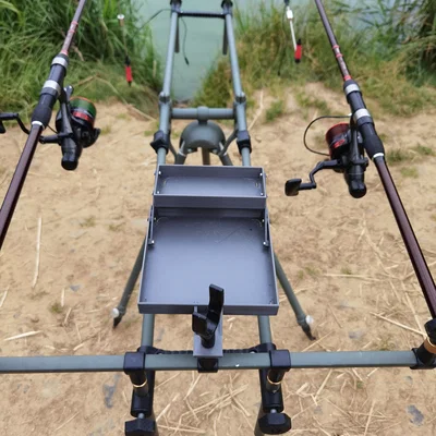Bàn gấp 2 tầng cho ngư dân (Double-decker fisherman's folding table)