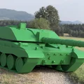 Mô hình xe tăng Challenger 2 (Main Battle Tank) in 3D - Thumbnail 1