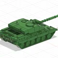 Mô hình xe tăng Challenger 2 (Main Battle Tank) in 3D - Thumbnail 2