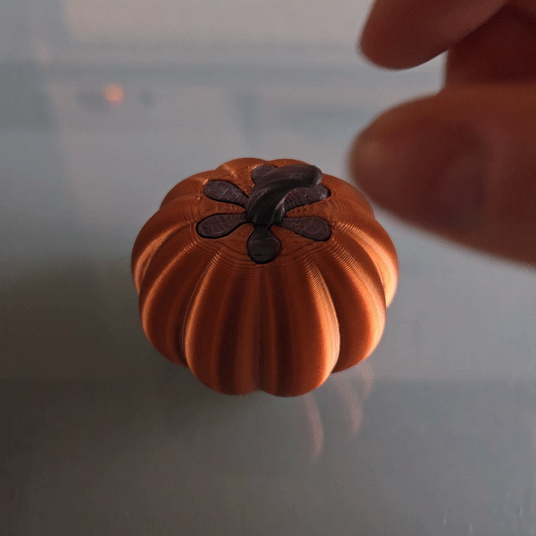 Mô hình Pumpkin Twist Fidget: Đồ chơi xoay Halloween in 3D độc đáo