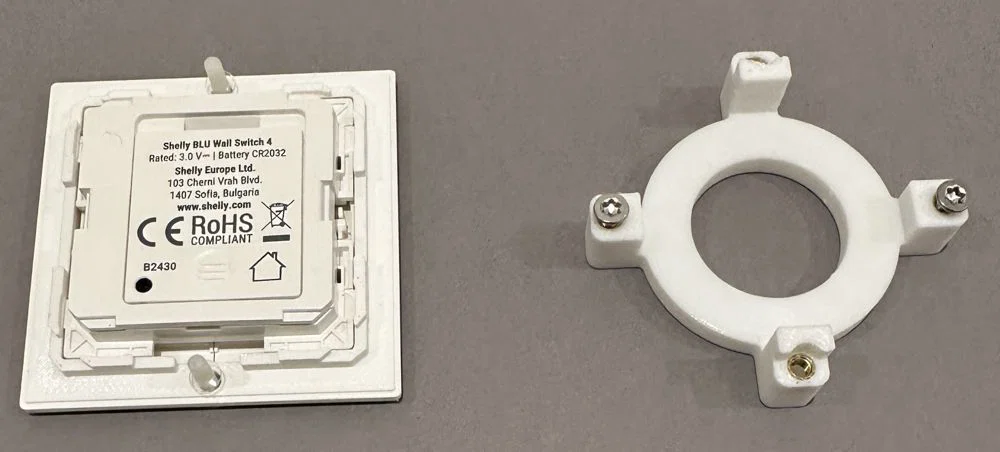 Khung Shelly blu Wall Switch 4 (chuẩn Thụy Sĩ 60mm) - Image 3