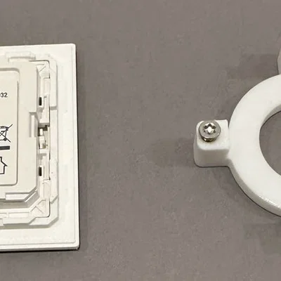 Khung Shelly blu Wall Switch 4 (chuẩn Thụy Sĩ 60mm)