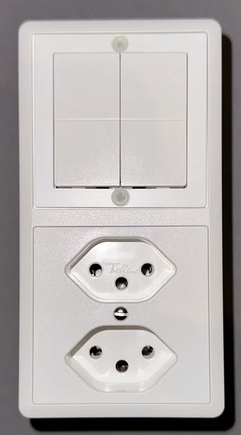 Khung Shelly blu Wall Switch 4 (chuẩn Thụy Sĩ 60mm) - Image 4