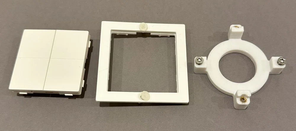 Khung Shelly blu Wall Switch 4 (chuẩn Thụy Sĩ 60mm) - Image 6