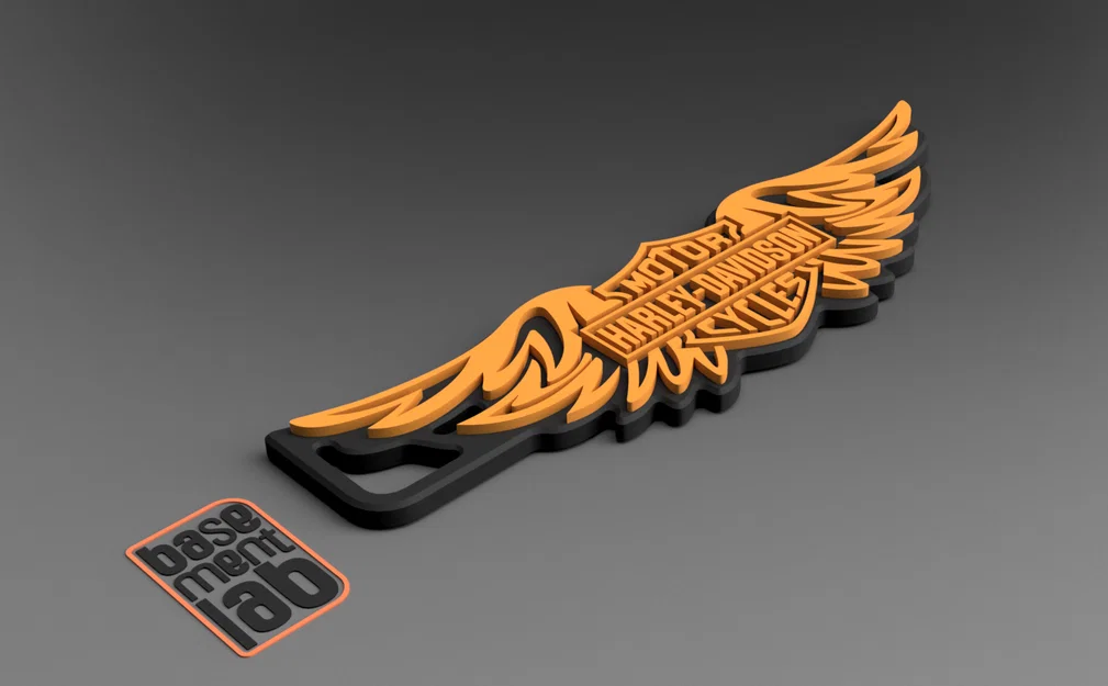 American V-Twin Style Wings - Móc khóa - Portachiavi - Porte Clès - 钥匙链 - Image 1
