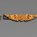 American V-Twin Style Wings - Móc khóa - Portachiavi - Porte Clès - 钥匙链 - Thumbnail 3
