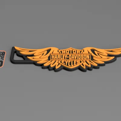 American V-Twin Style Wings - Móc khóa - Portachiavi - Porte Clès - 钥匙链