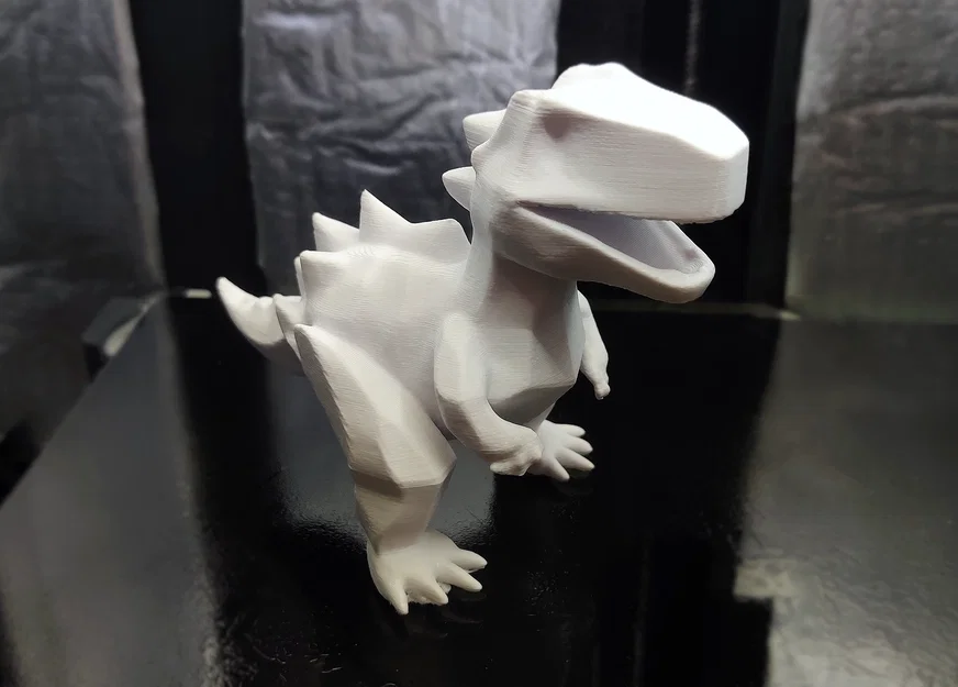 Mô hình khủng long Low-Poly đáng yêu - Thiết kế tối giản cho in 3D - Image 4