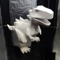 Mô hình khủng long Low-Poly đáng yêu - Thiết kế tối giản cho in 3D - Thumbnail 4