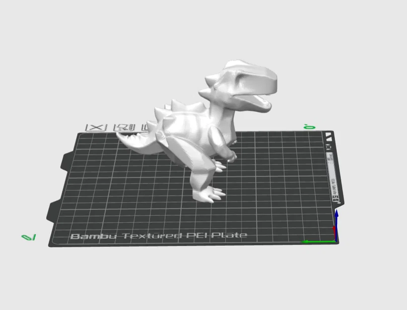 Mô hình khủng long Low-Poly đáng yêu - Thiết kế tối giản cho in 3D - Image 8