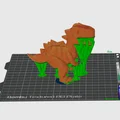 Mô hình khủng long Low-Poly đáng yêu - Thiết kế tối giản cho in 3D - Thumbnail 9