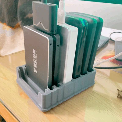Giá đỡ ổ cứng SSD và HDD 2.5 inch in 3D gọn gàng