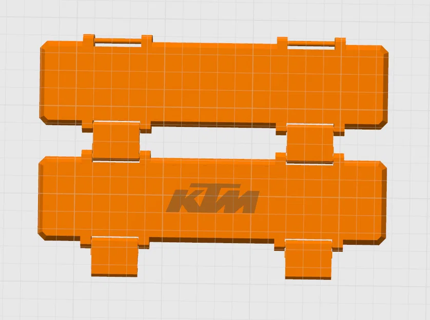 Hộp đựng bút KTM in liền khối - Thiết kế tiện lợi không cần lắp ráp - Image 1