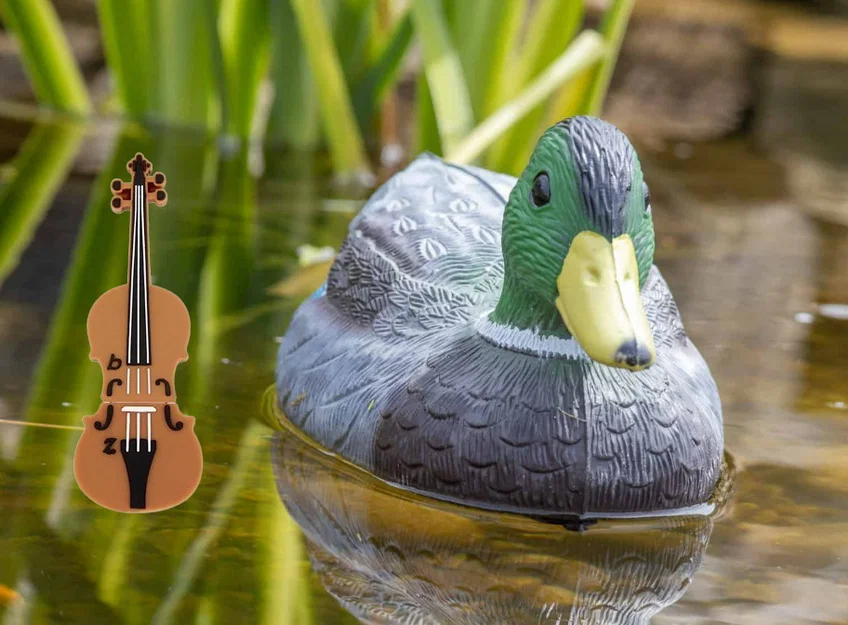 Mô hình vịt mồi (Duck Decoy) trang trí hồ cá cực kỳ sinh động - Image 2