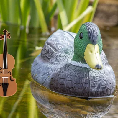 Mô hình vịt mồi (Duck Decoy) trang trí hồ cá cực kỳ sinh động