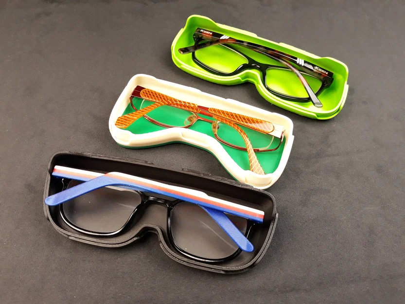 Bộ 3 hộp đựng kính (Glasses cases) – 3 kiểu dáng - Image 3