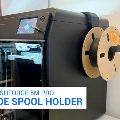 Giá đỡ cuộn filament gắn hông cho Flashforge 5m Pro (Side Spool Holder)