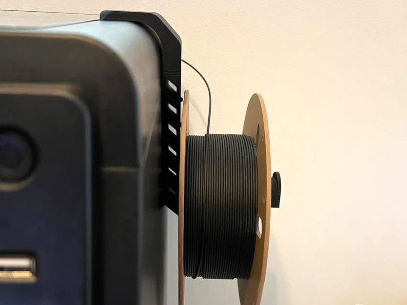 Giá đỡ cuộn filament gắn hông cho Flashforge 5m Pro (Side Spool Holder) - Image 3