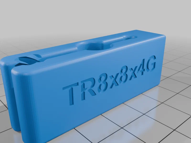 Dụng cụ vệ sinh trục vít me TR8x8x4G (spindle cleaner / Spindelreiniger) - Image 1
