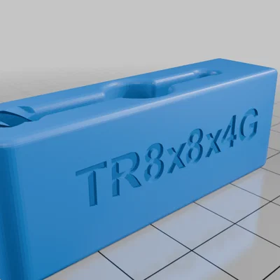 Dụng cụ vệ sinh trục vít me TR8x8x4G (spindle cleaner / Spindelreiniger)