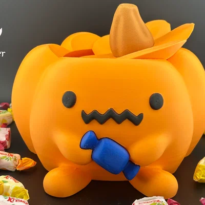 Chén đựng kẹo bí ngô (Pumpkin candy bowl)