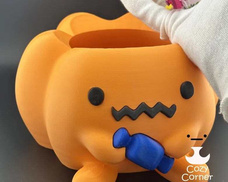 Chén đựng kẹo bí ngô (Pumpkin candy bowl) - Image 3