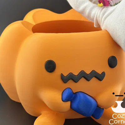 Chén đựng kẹo bí ngô (Pumpkin candy bowl)