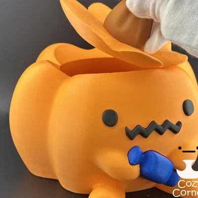 Chén đựng kẹo bí ngô (Pumpkin candy bowl)
