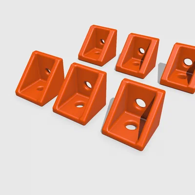 Ke góc 2020 (Eckverbinder) Corner Bracket M5 M4 M3 dày 3mm & 4mm