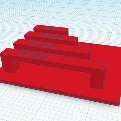Mô hình Bridge Test - Kiểm tra khả năng in cầu 3D chính xác
