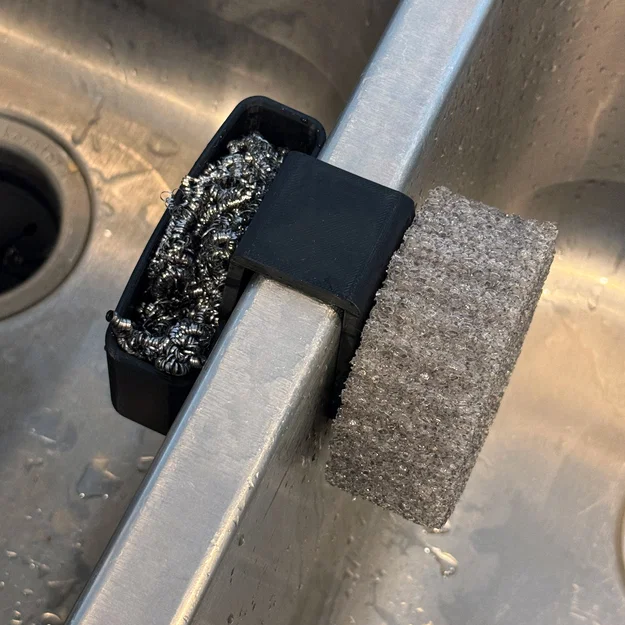 Scrub Daddy Sponge Holder v2 với CADDY (giá đỡ miếng rửa chén) - Image 2