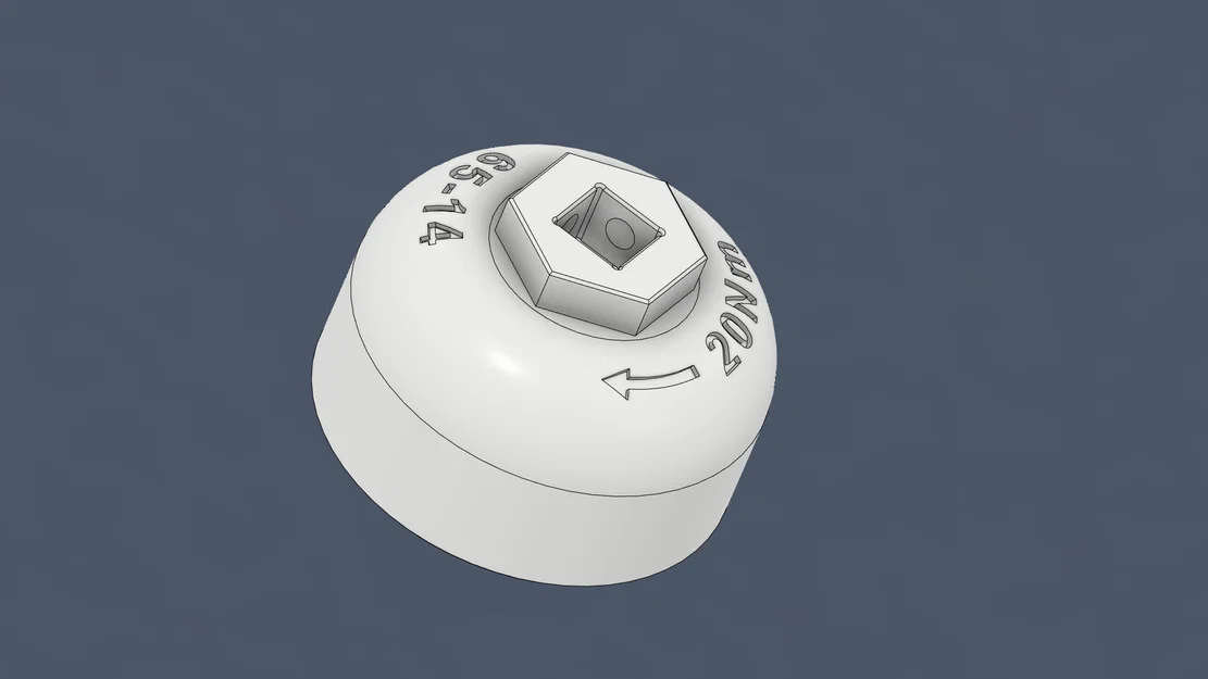 Dụng cụ mở nắp lọc dầu đa năng - 65mm - Image 1