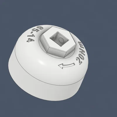 Dụng cụ mở nắp lọc dầu đa năng - 65mm