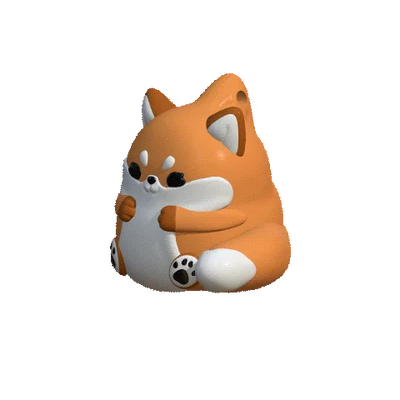 Móc Khóa Cáo Dễ Thương (Cute Fox Keychain)