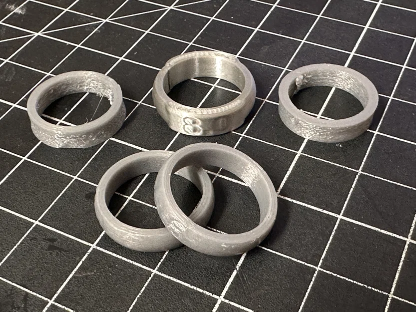 Vòng đo size nhẫn parametric theo chuẩn US (US ring sizes) - Image 1