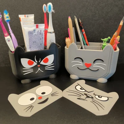 Kitten Box – Hộp đựng đa năng mặt mèo đổi được