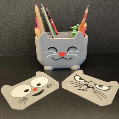 Kitten Box – Hộp đựng đa năng mặt mèo đổi được