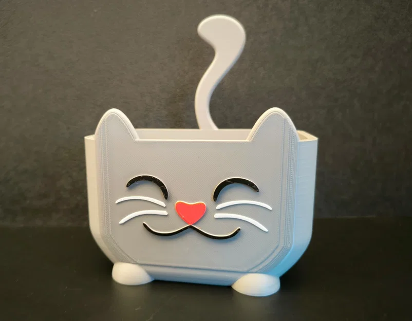 Kitten Box – Hộp đựng đa năng mặt mèo đổi được - Image 9