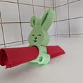 Thỏ Easter trang trí/giữ khăn ăn (Easter bunny napkin decoration rabbit) - Thumbnail 1